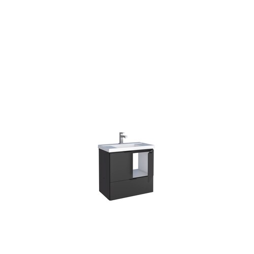Mueble para baño de MDP LIS en color negro 102428