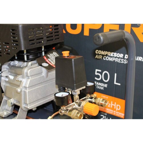 Compresor horizontal 50L, 3-1/2 HP (potencia máxima),127 V