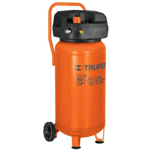 Compresor de aire libre de aceite, 50 L Truper 