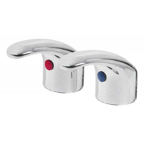 Juego 2 Manerales Tipo Palanca Para Lavabo Aq Foset 