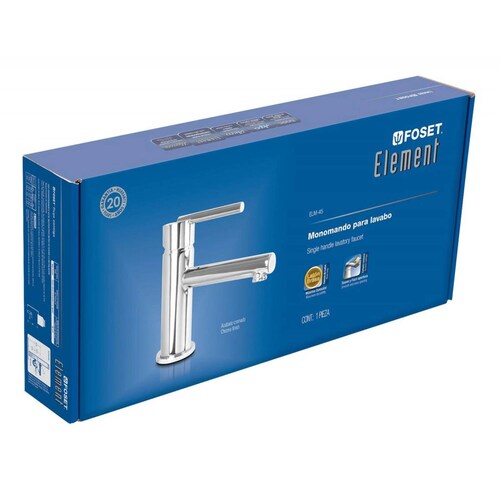 Monomando Corto Para Lavabo Element Foset 
