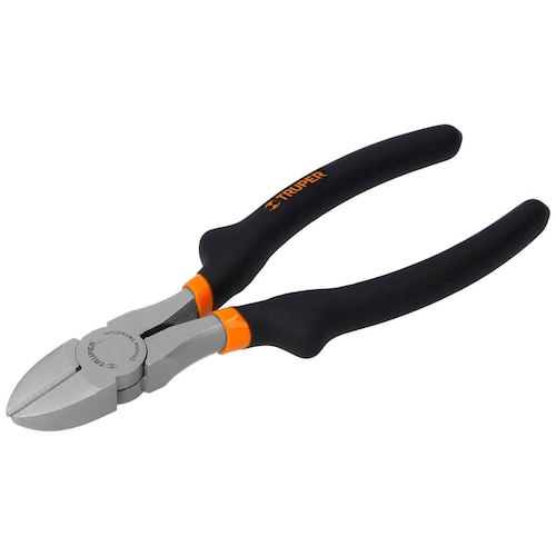 Pinza Corte Diagonal 6' Mango De Vinil Truper 