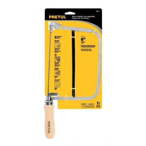 Arco Calador Para Segueta 6' Pretul 