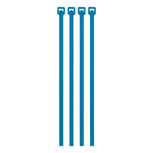 Cincho plástico azul 40 lb, 15 cm bolsa con 50 piezas Volteck 