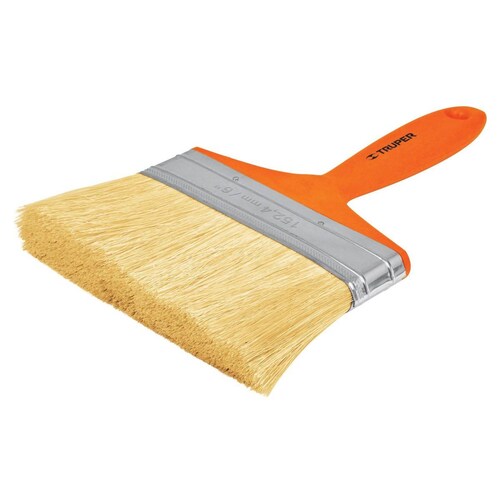Brocha Para Encalar Con Mango De Plástico 6' Truper 