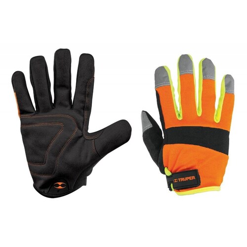 Guantes Para Mecánico Alta Visibilidad Truper 