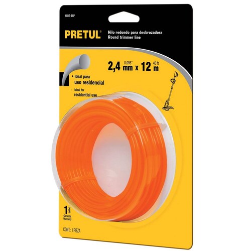 Hilo Redondo Para Desbrozadora 12 M 24 Mm Pretul 