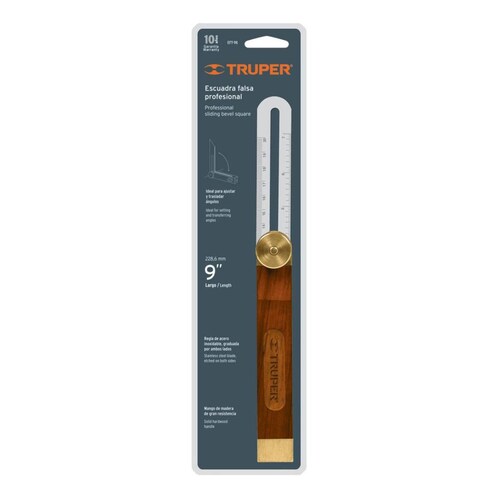 Escuadra Falsa Mango De Madera 9' Truper 