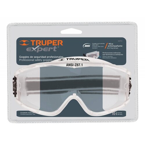 Goggles De Seguridad Profesionales Truper 