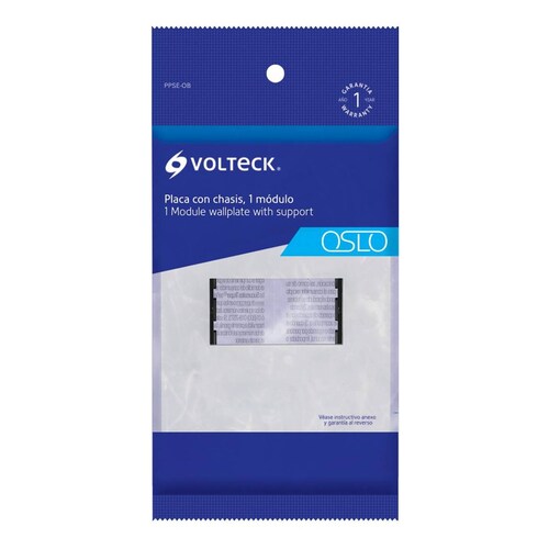 Placa 1 Módulo De Abs Línea Oslo Color Blanco Volteck 