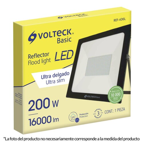 Reflector De Led Ultra Delgado 50 W Volteck 
