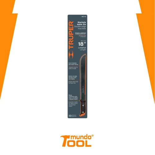 Machete Doble Filo 18' Truper 