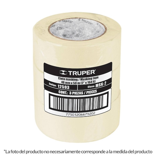 Cinta Masking Tape 3/4' Truper 
