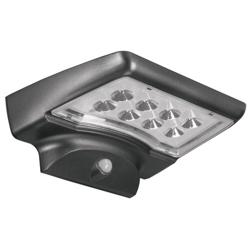 Arbotante solar LED 4 W con sensor de movimiento 