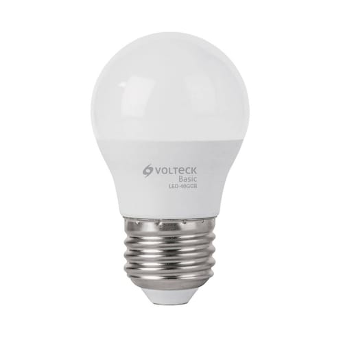 Lámpara de LED tipo bulbo G45 5 W, luz cálida, caja, Basic 