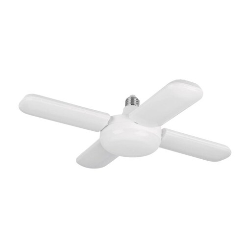 Lámpara LED 40W tipo ventilador, 4 aspas ajustables, Volteck 