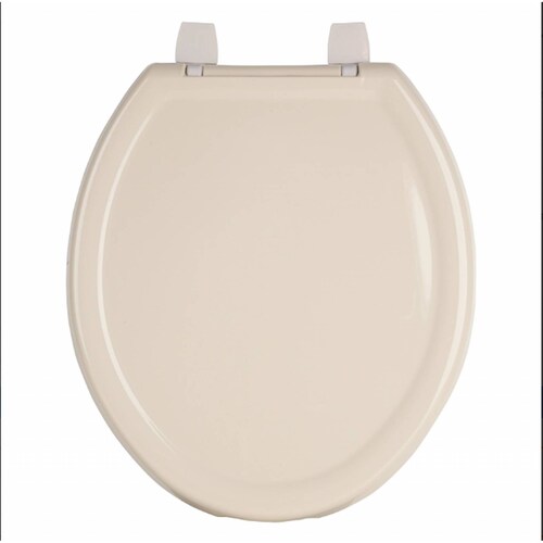 Asiento redondo para WC, abierto, económico, HUESO, Foset 