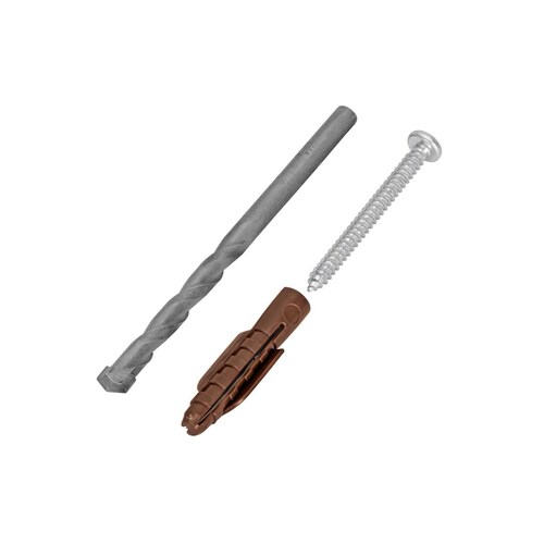 Kit de 20 taquetes 5/16'con pijas #10 y 1 broca 5/16', Fiero 
