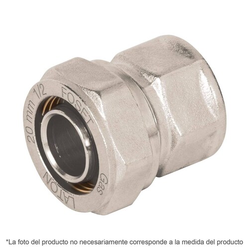 Conector para PEALPE, 3/4', con rosca hembra, Foset 