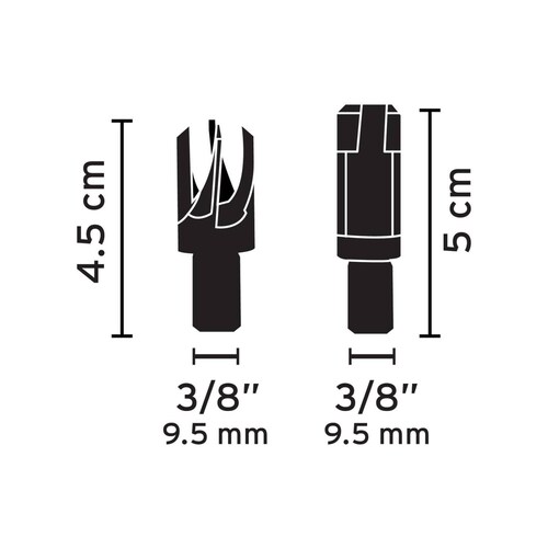 Juego de 8 brocas clavacote para madera, Truper 