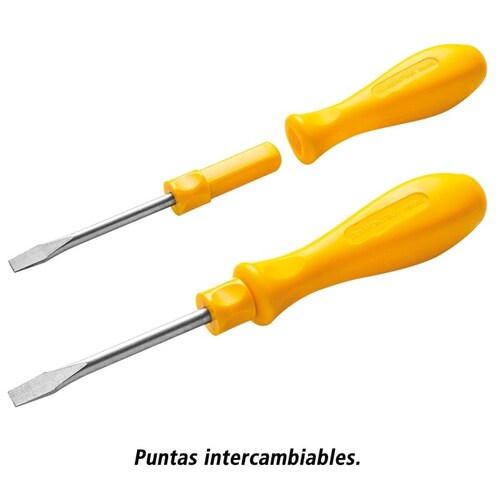 Juego Herramientas Destornillador Desamador 6 pz Tramontina