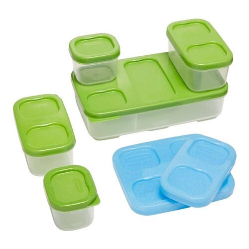 Set de Hermeticos  Box Lunch con Enfriador Rubbermaid 