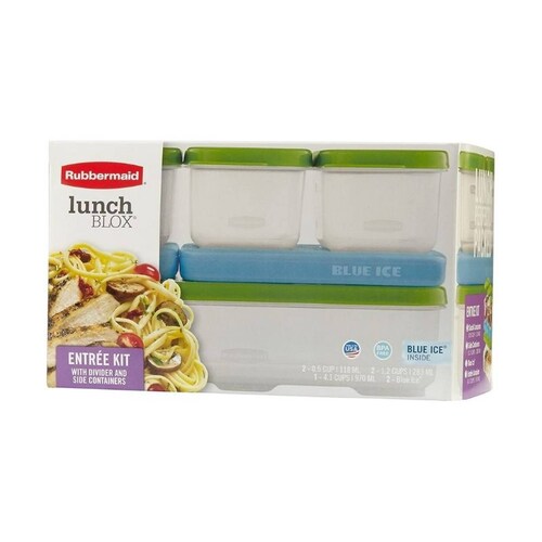 Set de Hermeticos  Box Lunch con Enfriador Rubbermaid 