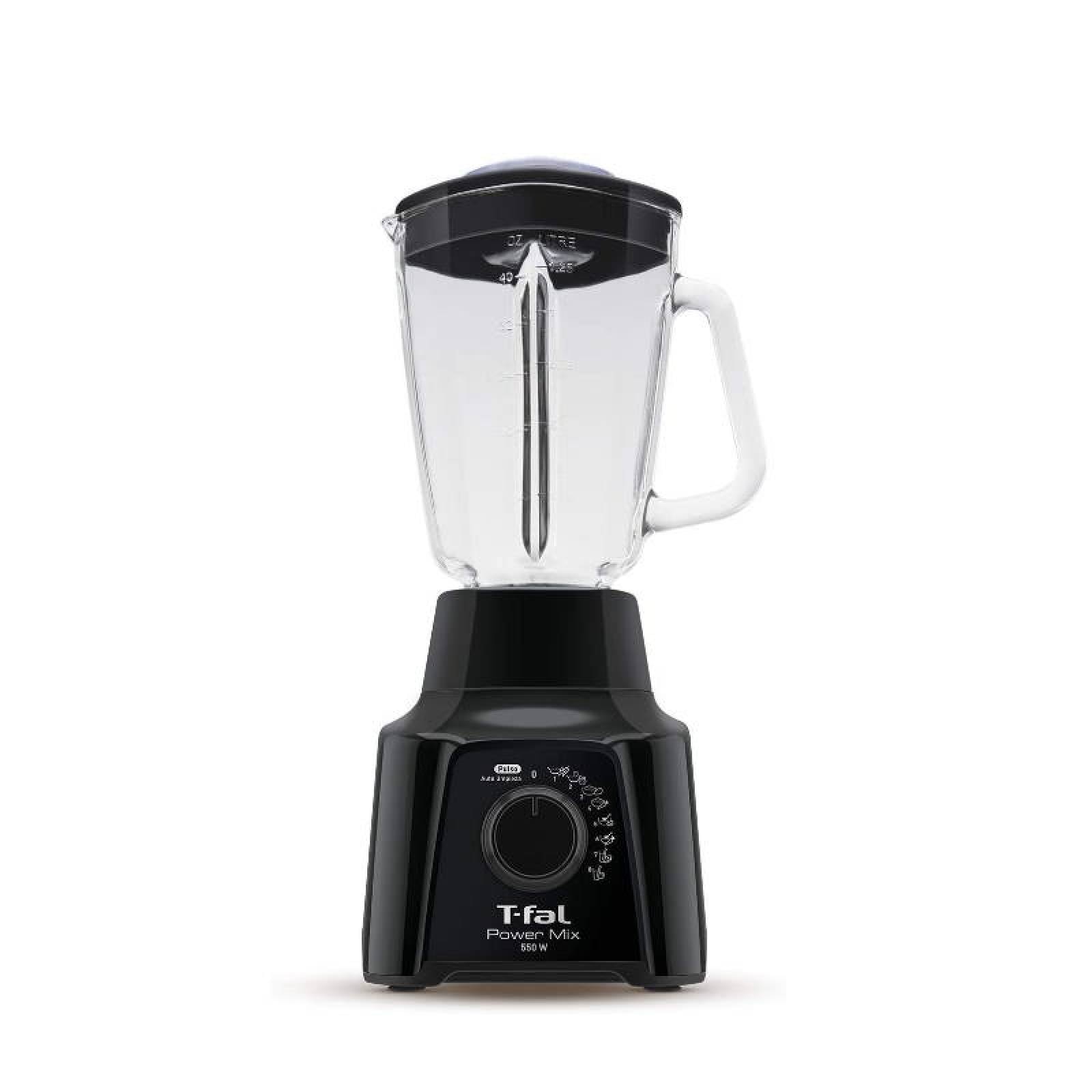 Licuadora 8 Vel Pulso Vaso Vidrio Negro Tefal T fal LN2898MX