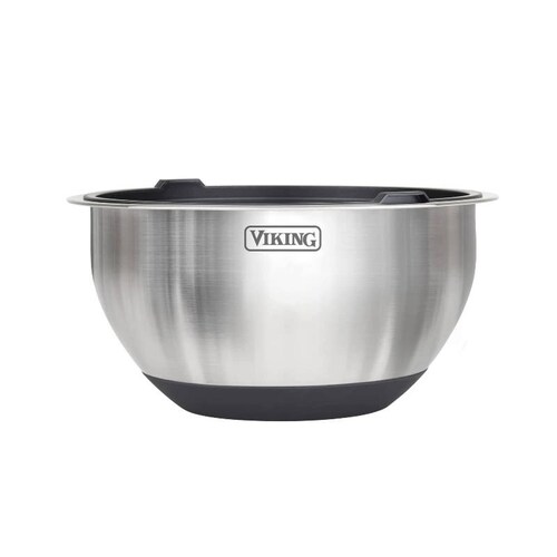 Juego de Bowls Ensaladeras 10 Pzas Viking Acero Inox Negro