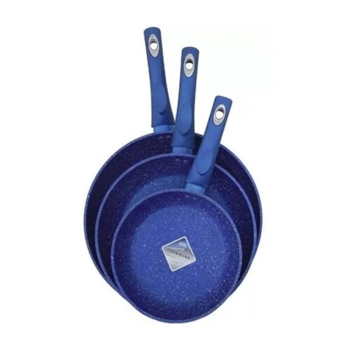 Juego de 3 Sartenes Marble 20 24 y 28 cm Amercook K79003