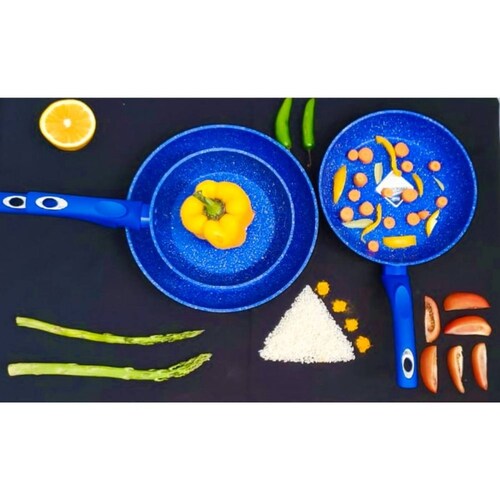 Juego de 3 Sartenes Marble 20 24 y 28 cm Amercook K79003