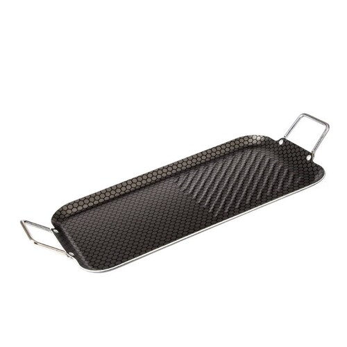Comal Parrilla Aluminio Doble Quemador Cinsa