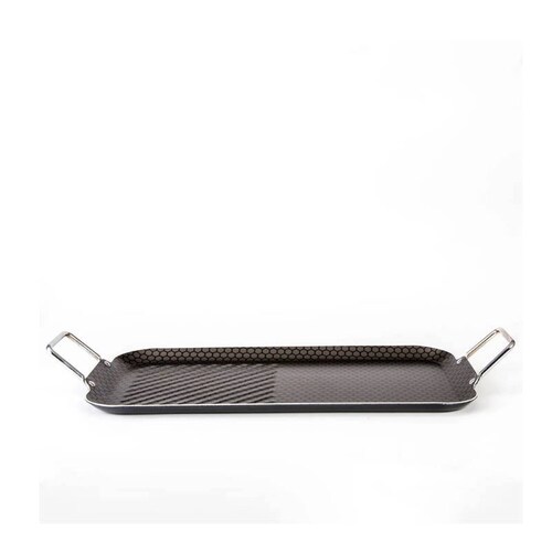 Comal Parrilla Aluminio Doble Quemador Cinsa