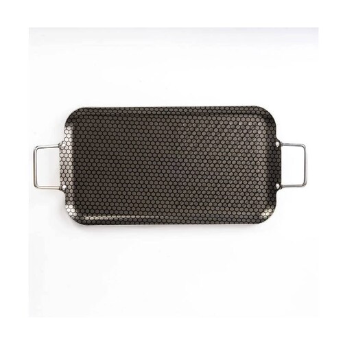 Comal Parrilla Aluminio Doble Quemador Cinsa
