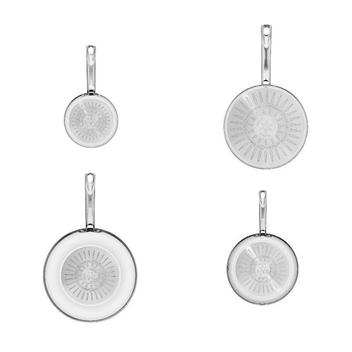 Batería de Cocina 6 pz Acero Inox Induccion Intuition Tefal