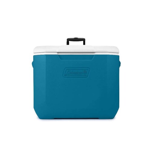 Hielera Con Ruedas 60 Qt   94 Latas Azul Océano Coleman
