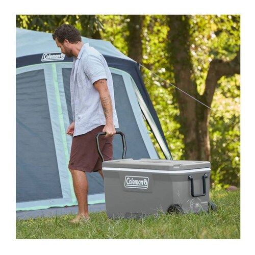 Hielera C Llantas 100 Qt Coleman Gris Oscuro 3000006492