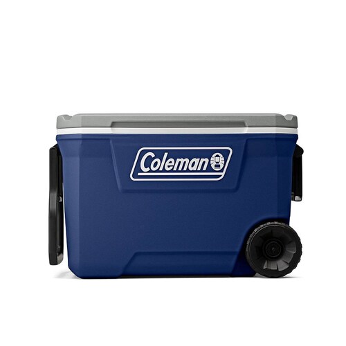 Hielera 62 Qt 58 Lts Con Ruedas Azul Gris Coleman 2179153