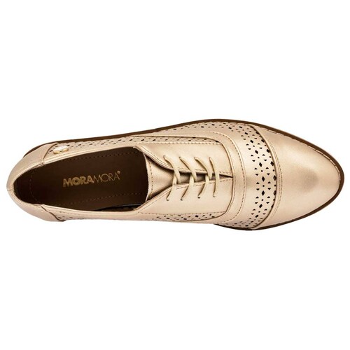 Moramora Zapatos para mujer dorado, código 101833-1