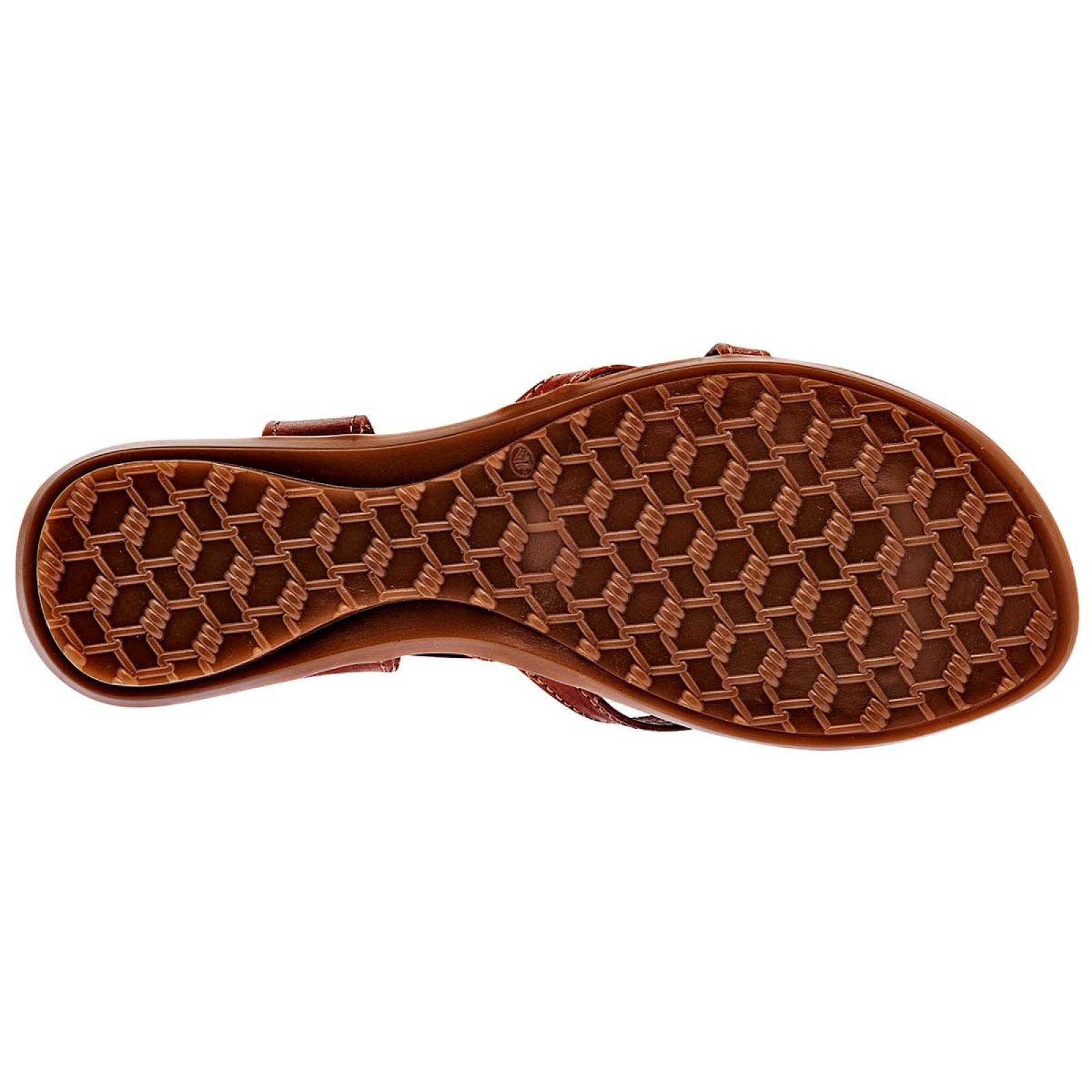 Mora tierra sandalia para mujer camel, código 102230-1 - Sears