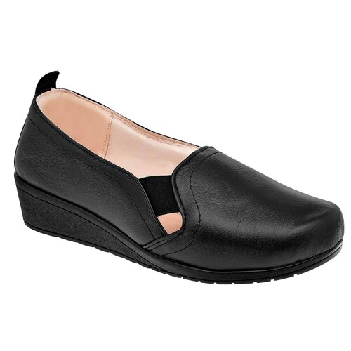 Sexy Girl Zapato de horma cómoda para mujer negro, codigo 101486-1