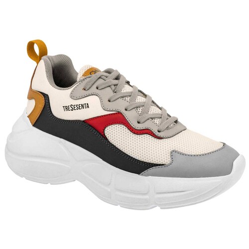 360 Tenis urbano para mujer blanco gris negro, codigo 101503-1