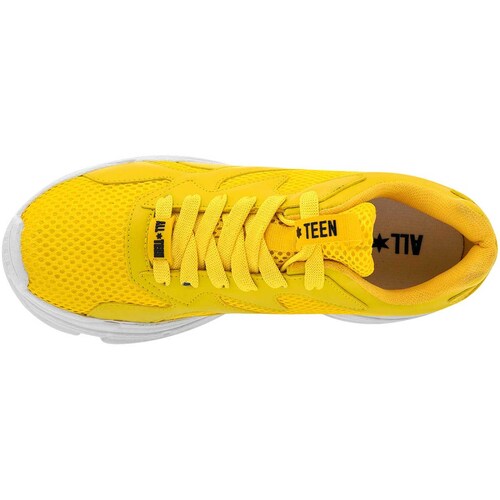 All Teen Tenis urbano para mujer amarillo, codigo 101508-1