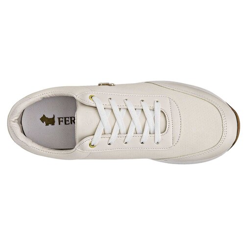 Ferrioni Tenis urbano para mujer beige, codigo 104438-1