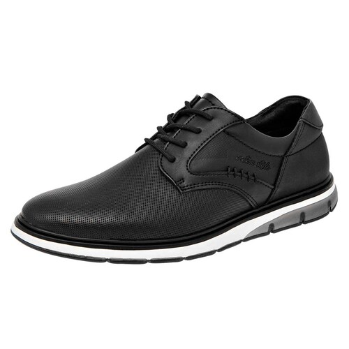 Negro Total Zapato casual para hombre negro, codigo 101014-1