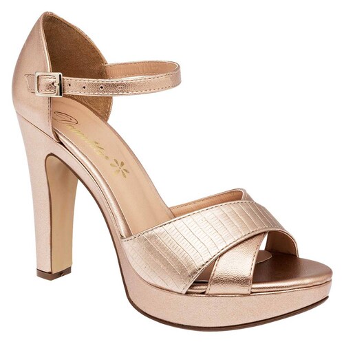 Damita Zapatillas de fiesta para mujer dorado, codigo 90390-1
