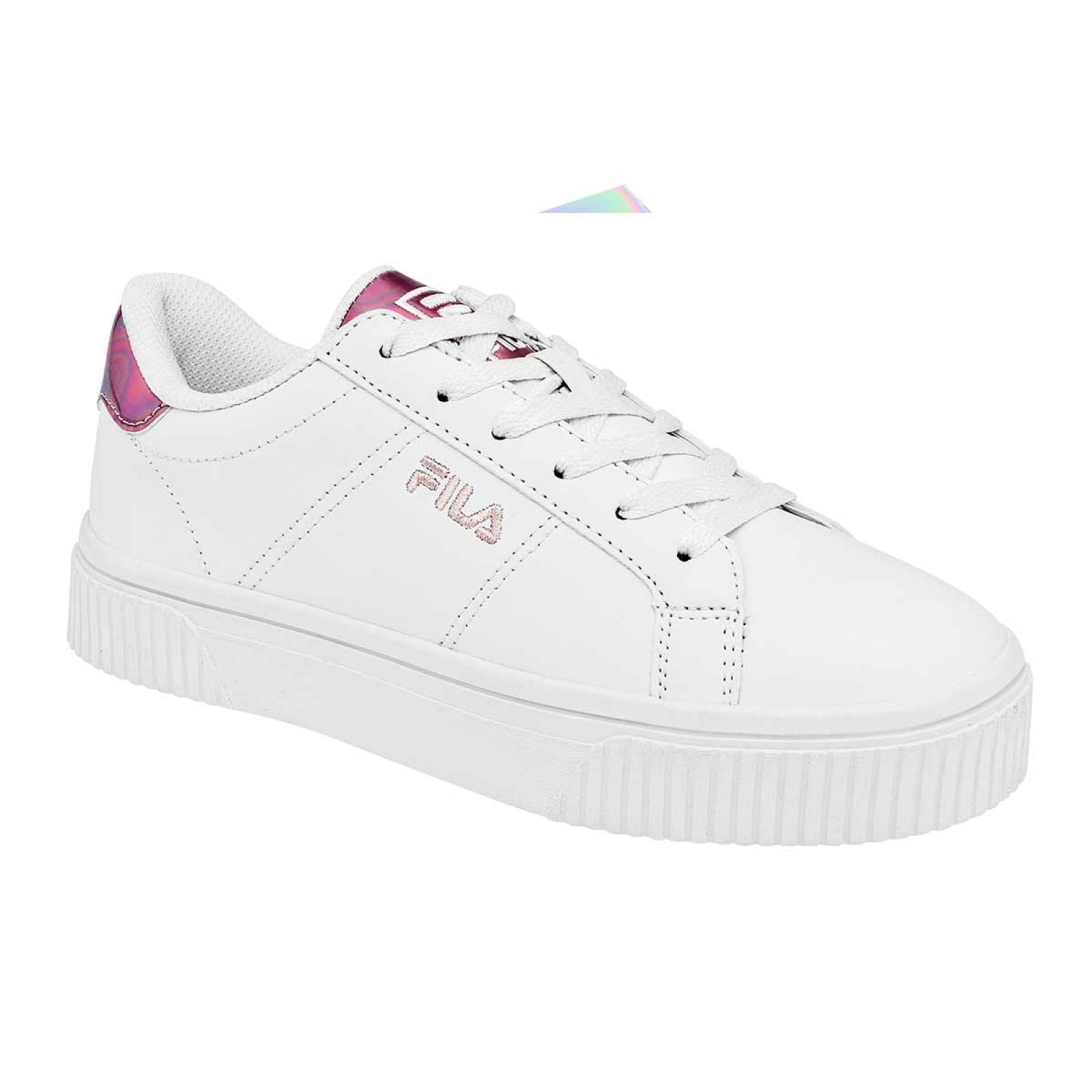 Zapatos fila rosados on sale para mujer blancos