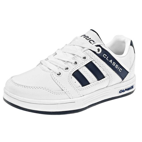 Caprice Tenis urbano para niño blanco marino, codigo 70038-1