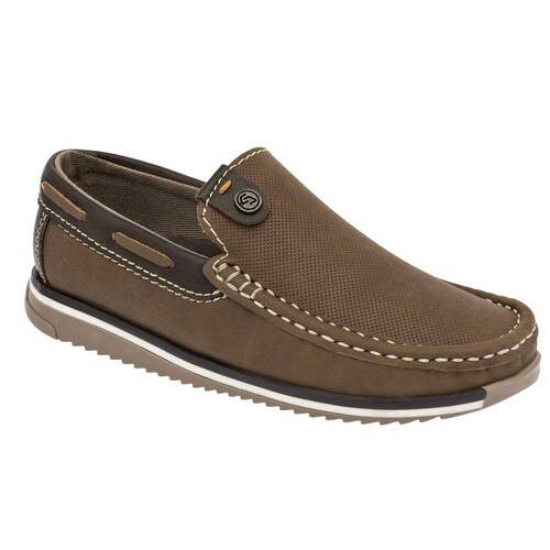 Negro Total Zapato casual para niño café, Cod. 99154-2