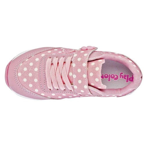 Celex Tenis urbano para niña rosa blanco, Cod. 100768-3